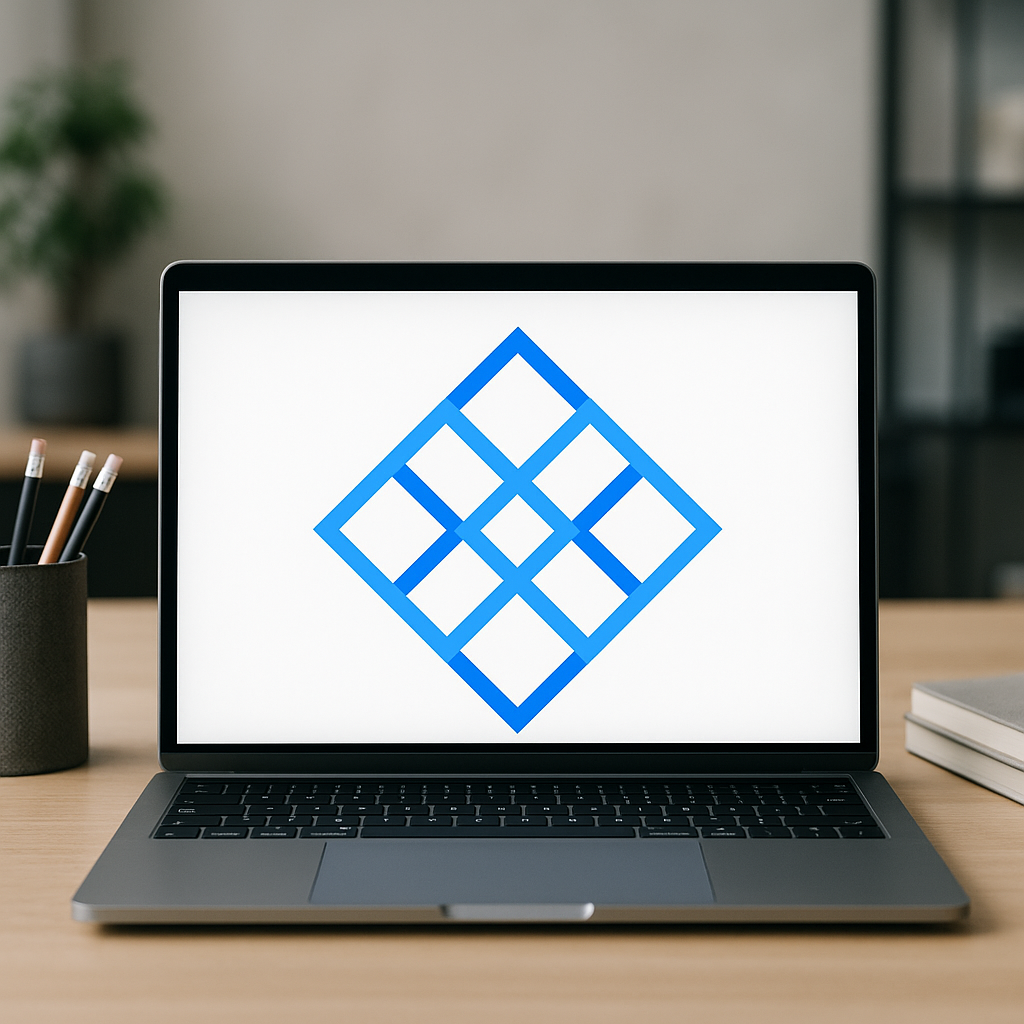 LogSeam modular grid displayed on a laptop symbolizing analyst-built workspaces